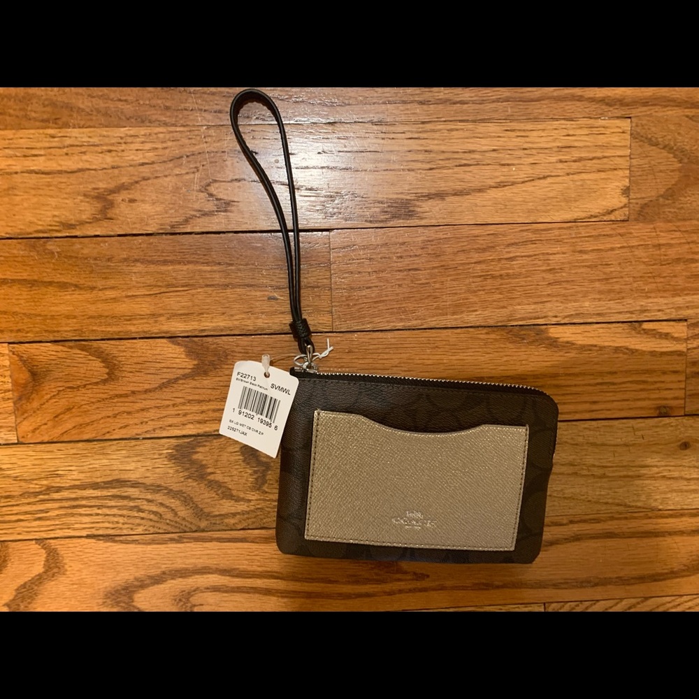 Authentic coach wristlet